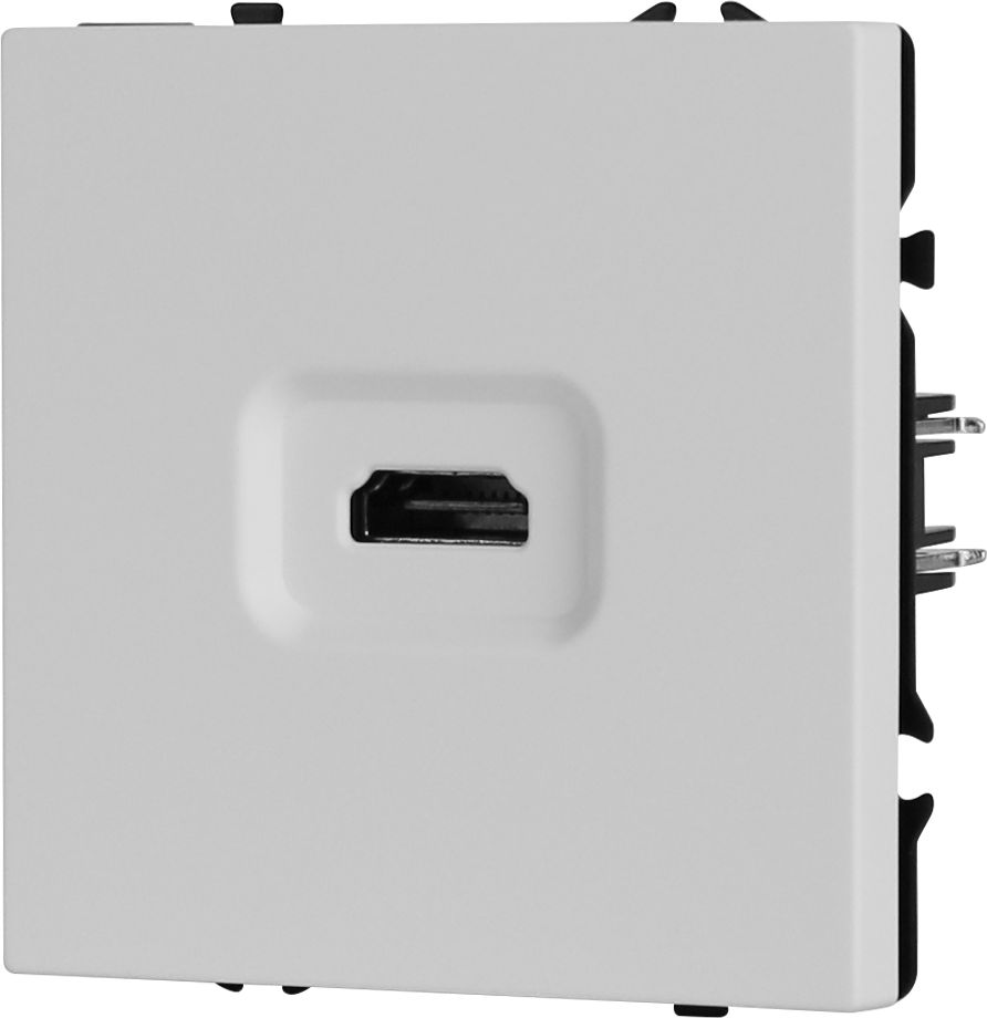 Механизм розетки echo, HDMI (без рамки) цвет белый MVAVA