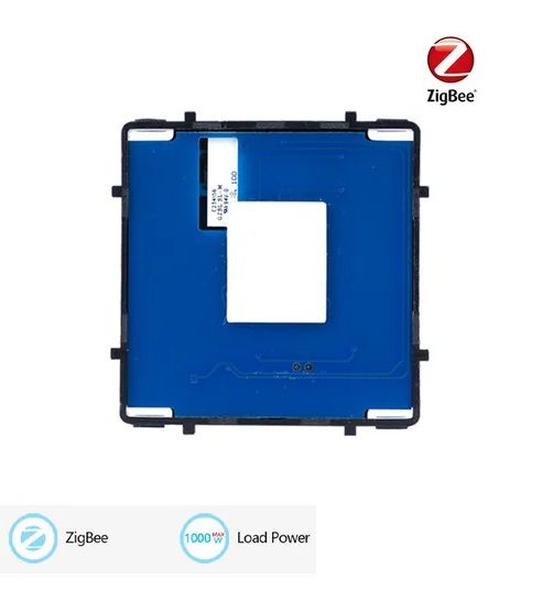 Выключатель ZigBee scale с нулем, 1 клавиша, PC рамка 86х86мм цвет серый MVAVA