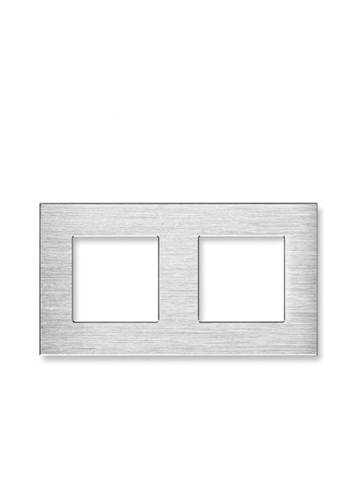 Купить Рамка MVAVA, 2 поста, 157×86 мм, алюминий, белая в интернет-магазине Mvava.ru