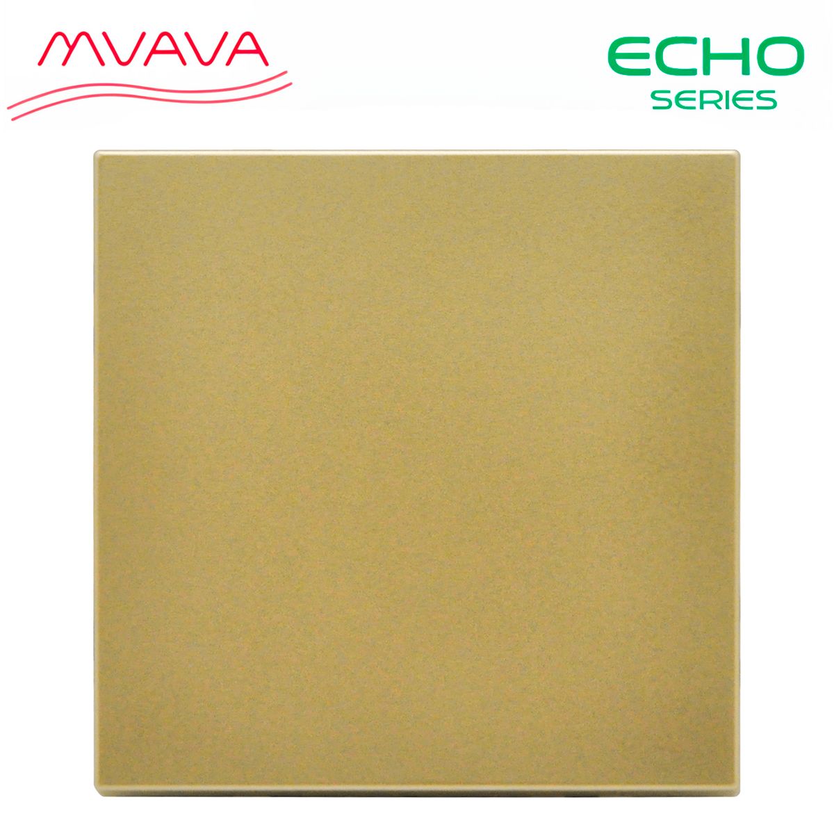 Выключатель echo перекрестный 1 клавиша, (без рамки) цвет золотой MVAVA