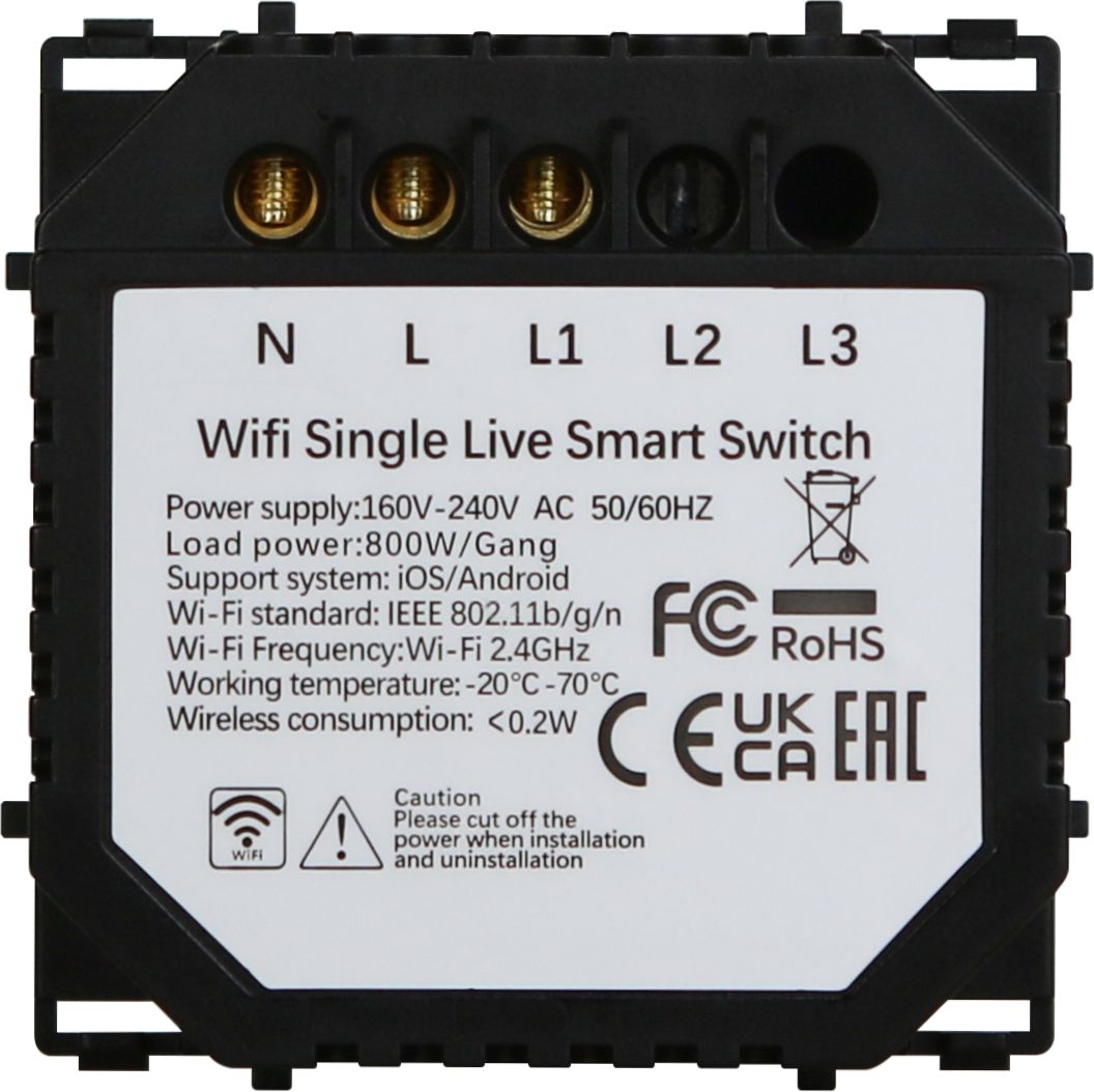 Купить Сенсорный модуль, 1 клавиша Wi-Fi (Алиса, с конденсатором, без панели) в интернет-магазине Mvava.ru
