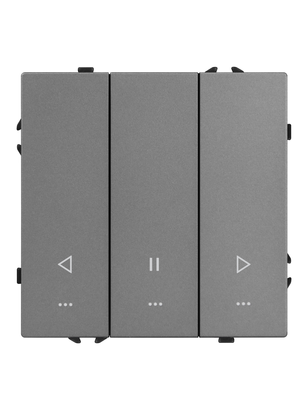 Купить Выключатель ZigBee для штор и жалюзи Echo Smart Алиса, нажимной, с нулем, без рамки, серый в интернет-магазине Mvava.ru