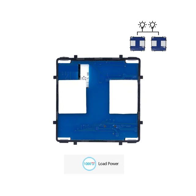 Купить Сенсорный модуль, 2 клавиши проходной/перекрестный (без панели) в интернет-магазине Mvava.ru