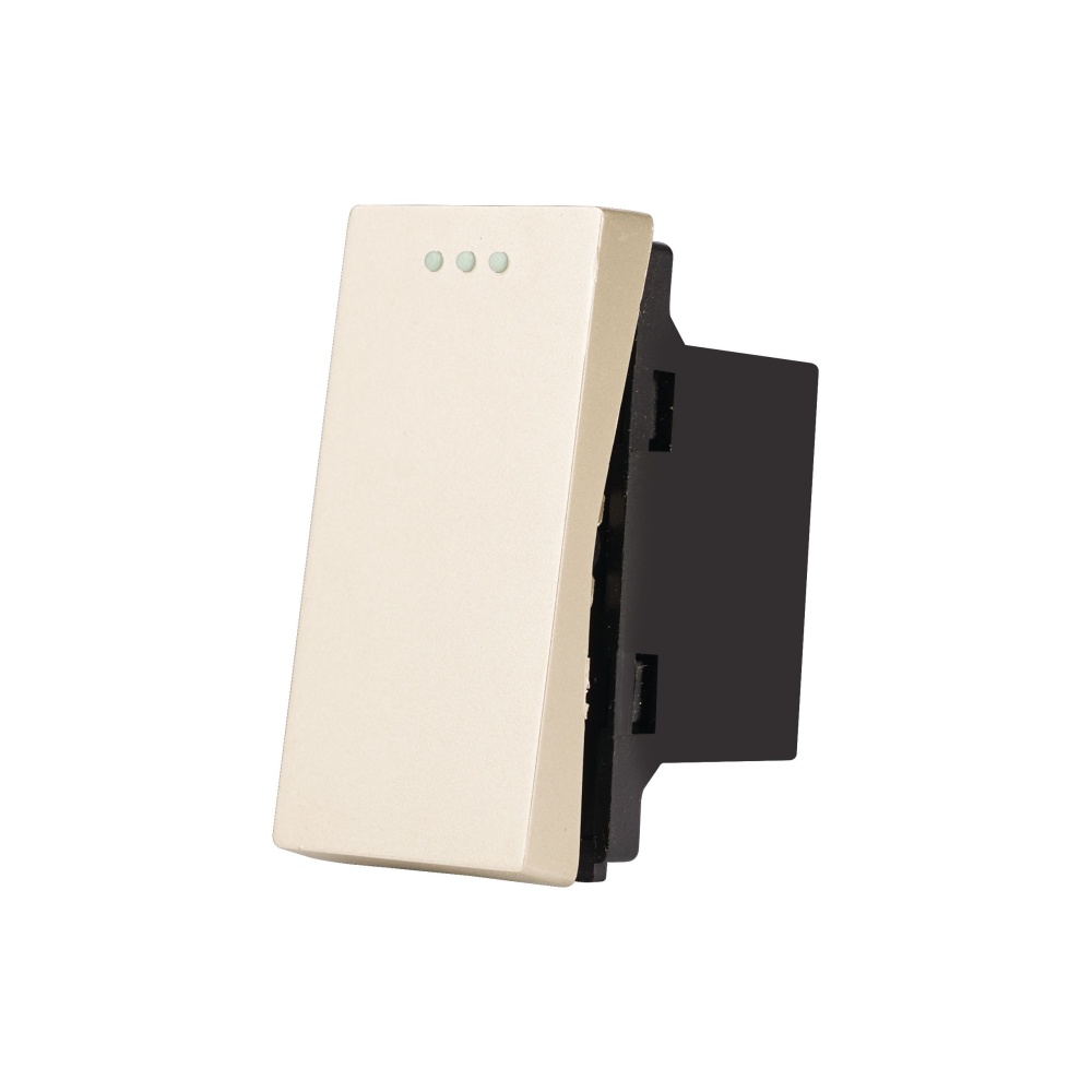 Купить Механизм выключателя перекрестный 1/2 1 клавиша (без рамки) , цвет золотой в интернет-магазине Mvava.ru