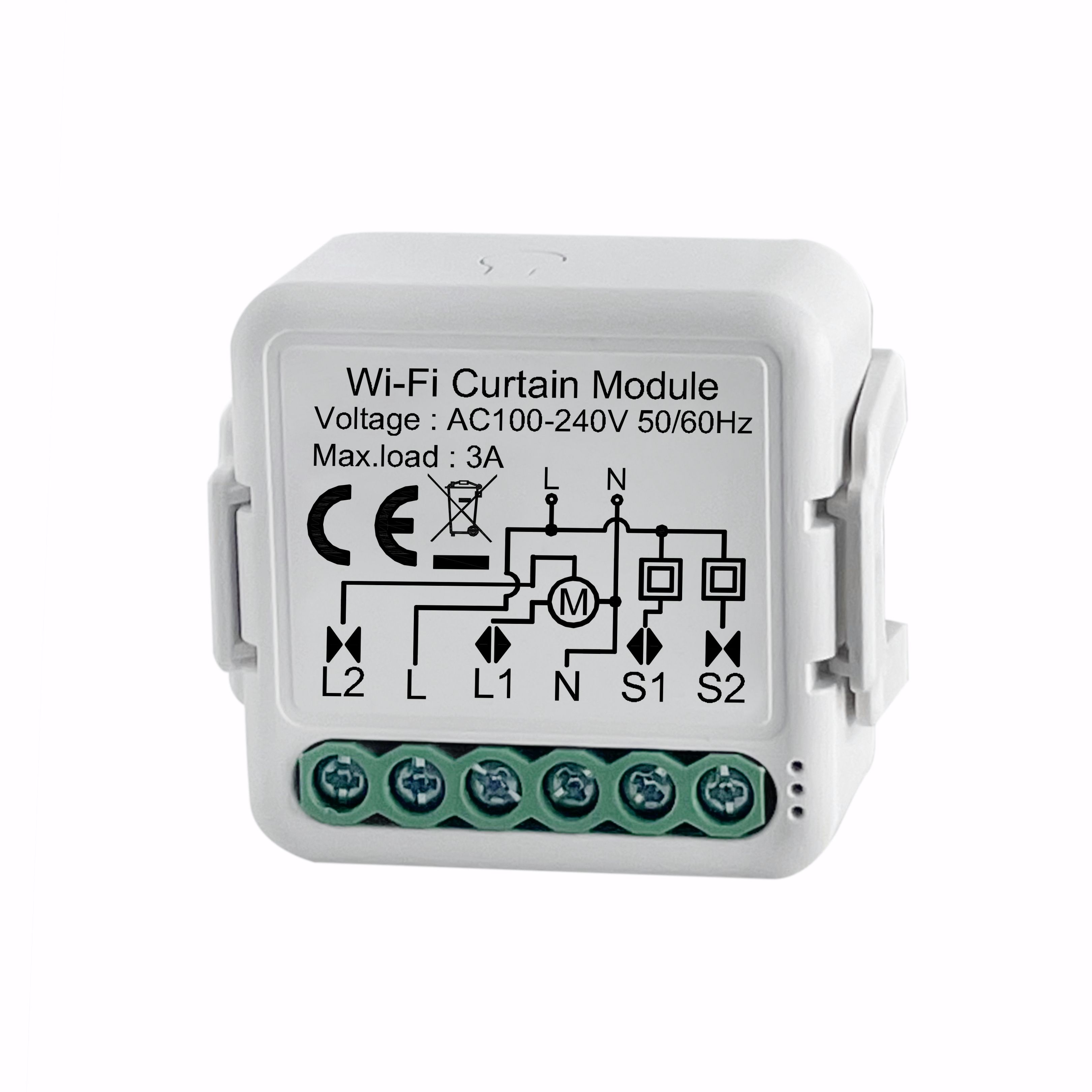 Купить Умное реле Wi-Fi 1 линия для штор (Алиса, с нулём) в интернет-магазине Mvava.ru