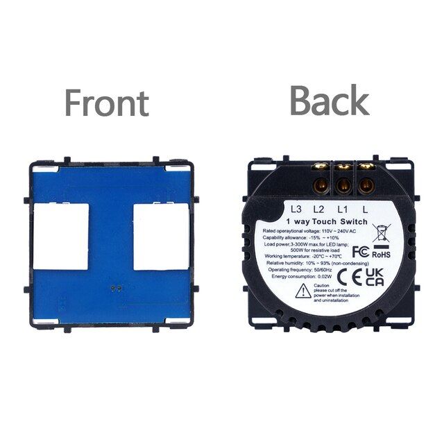 Купить Сенсорный модуль, 2 клавиши диммер (без панели) в интернет-магазине Mvava.ru
