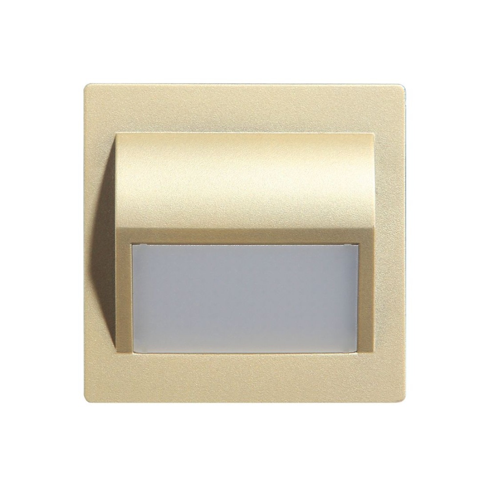 Купить Cветильник 2800К-3000К для лестниц , подсветка, (механизм без рамки), цвет золотой в интернет-магазине Mvava.ru