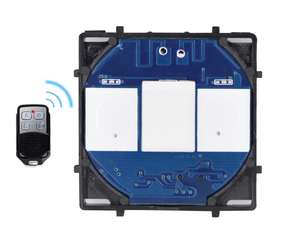 Купить Сенсорный модуль, 2 клавиши с радиоканалом 433МГц (без панели) в интернет-магазине Mvava.ru