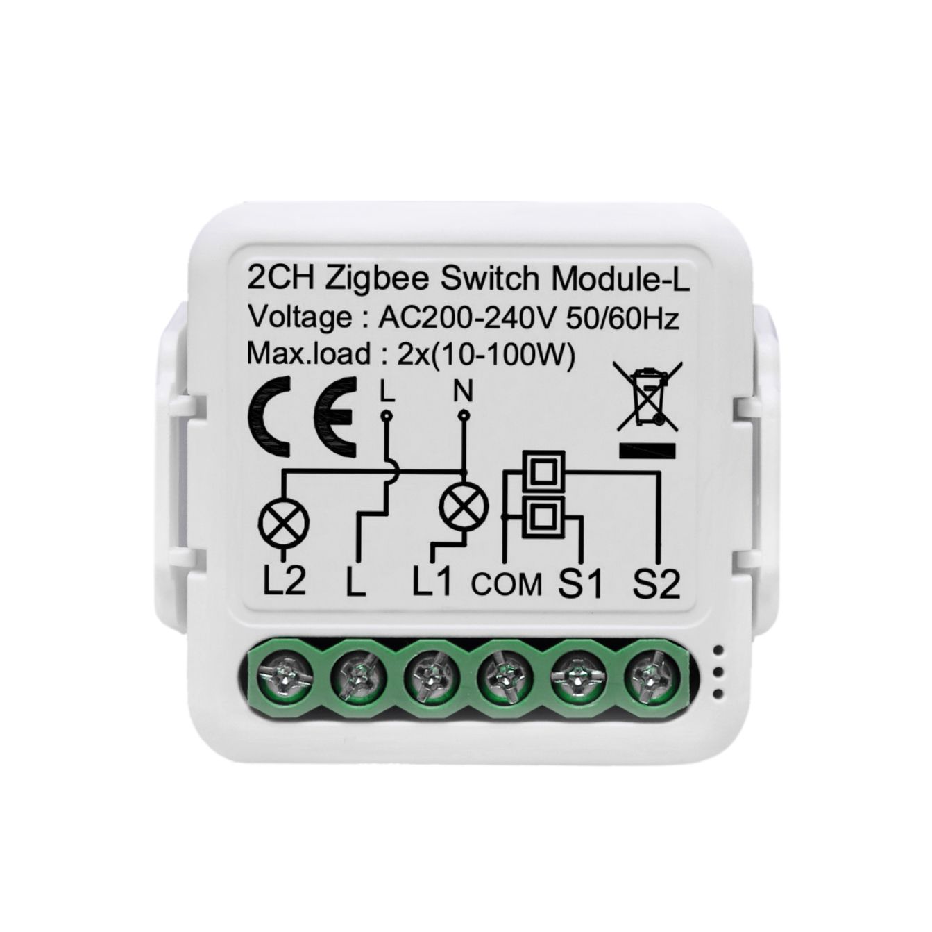 Купить Умное реле ZigBee 2 линии (Алиса, без нуля с конденсатором) в интернет-магазине Mvava.ru