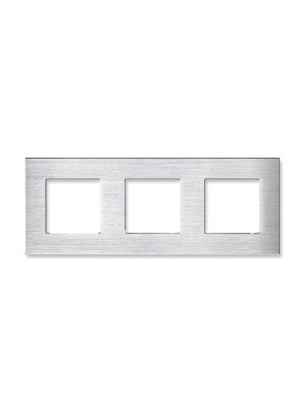Купить Рамка MVAVA, 3 поста, 228×86 мм, алюминий, белая в интернет-магазине Mvava.ru