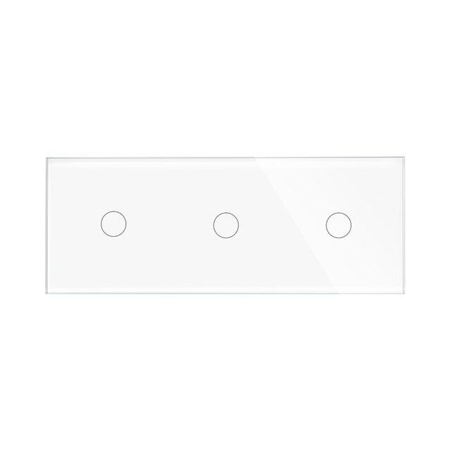 Купить Сенсорный выключатель ZigBee MVAVA, 6 кл. 3 поста (2G+2G+2G) стекло 228х86мм цвет белый в интернет-магазине Mvava.ru