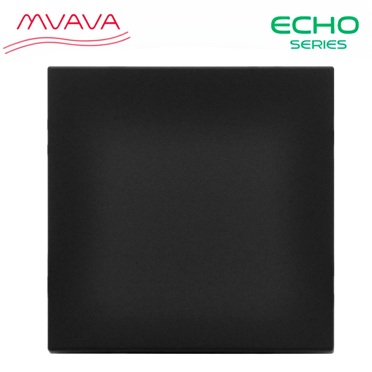 Выключатель echo перекрестный 1 клавиша, (без рамки) цвет черный MVAVA