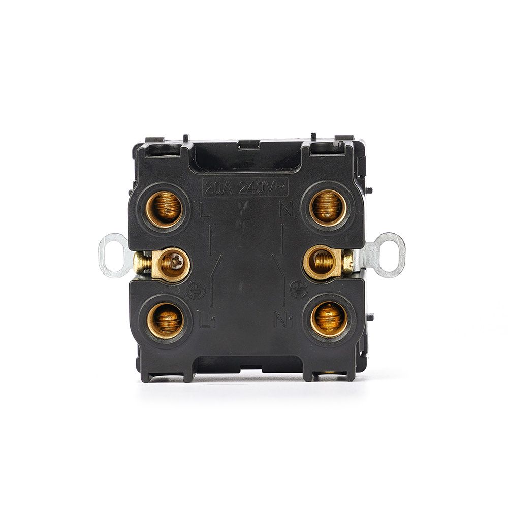 Купить Мастер выключатель механический 20А, 1 клавиша (без рамки) Золото в интернет-магазине Mvava.ru