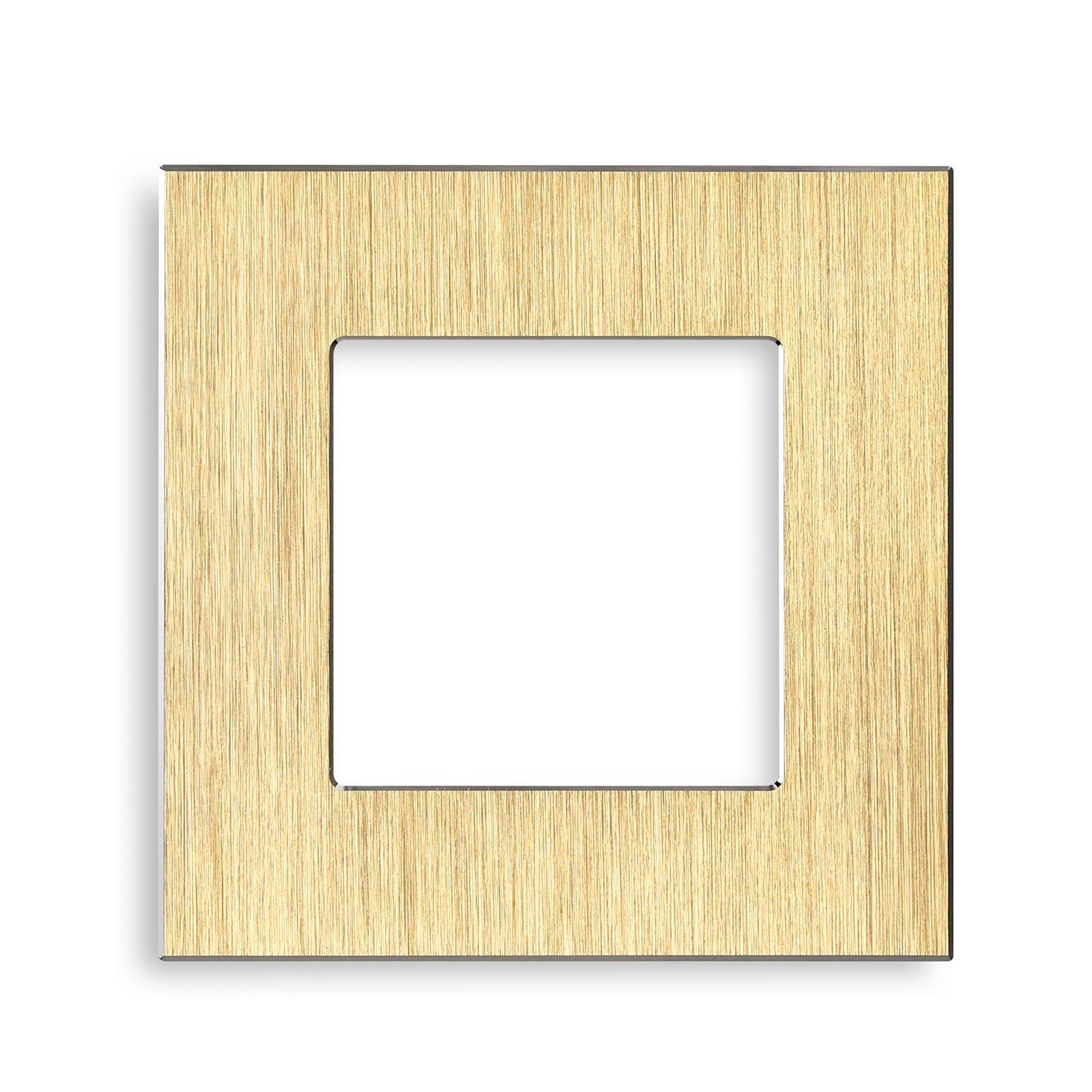 Купить Рамка MVAVA, 1 пост, 86×86 мм, алюминий, золотая в интернет-магазине Mvava.ru