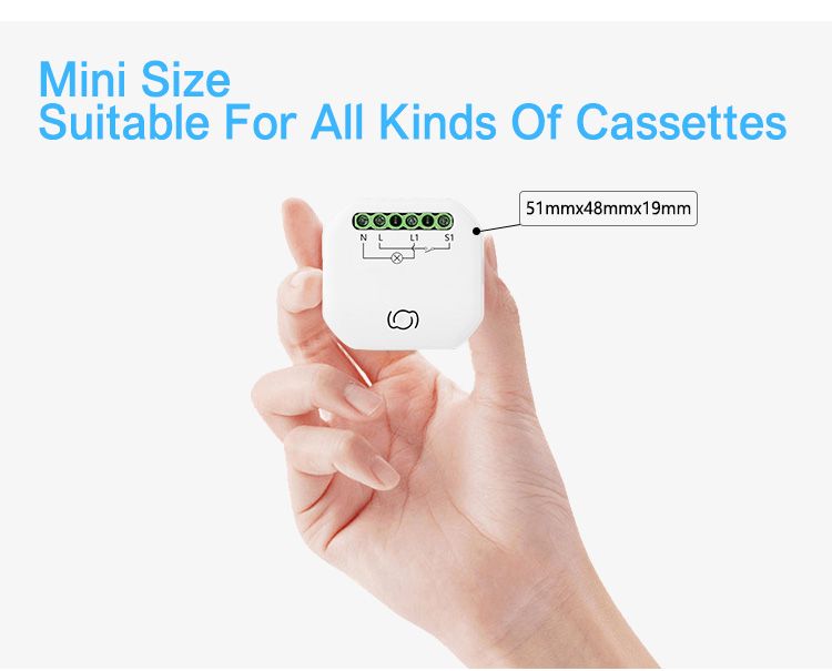 Купить Выключатель реле ZigBee 2 линии в интернет-магазине Mvava.ru