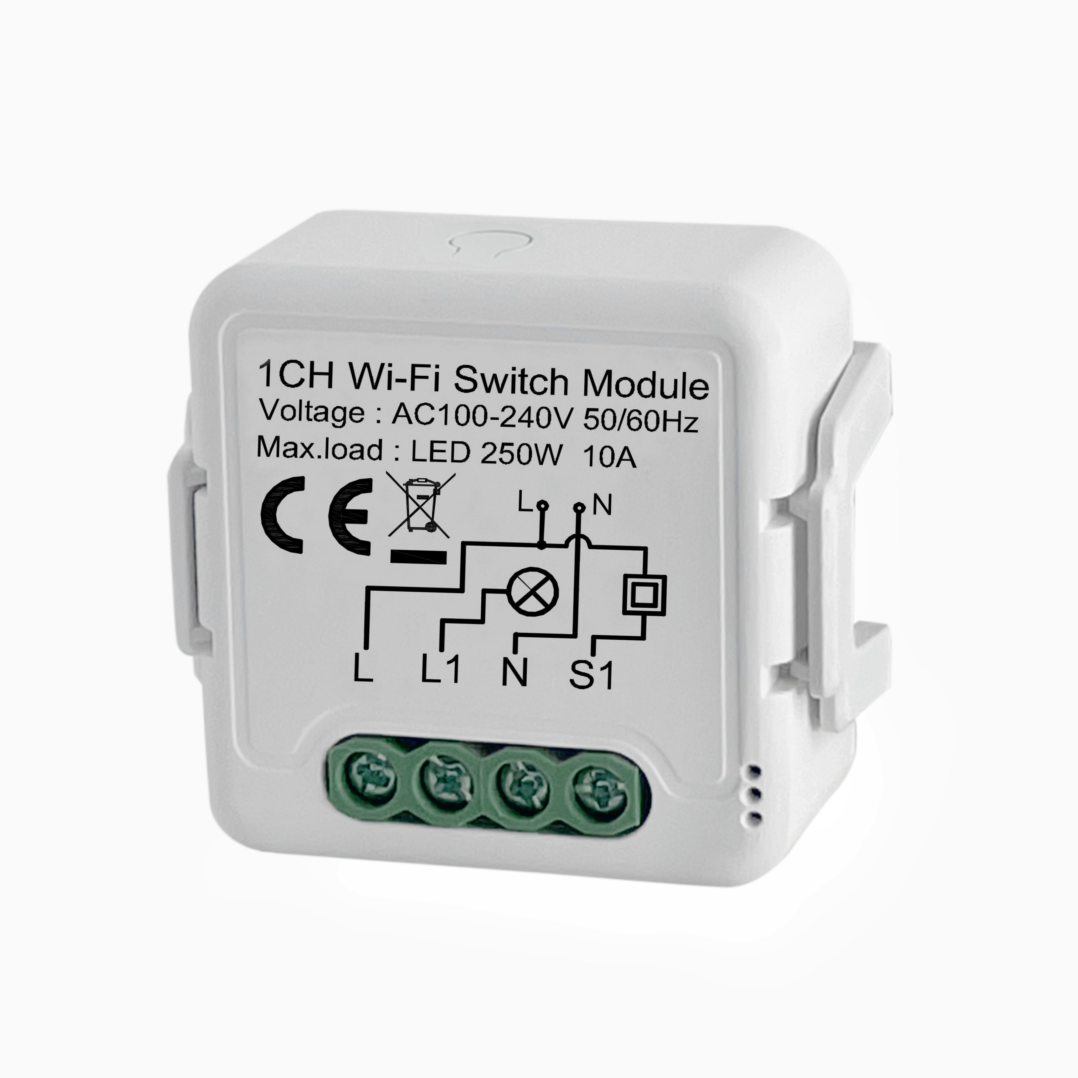 Купить Умное реле Wi-Fi 1 линия (Алиса, с нулем) в интернет-магазине Mvava.ru