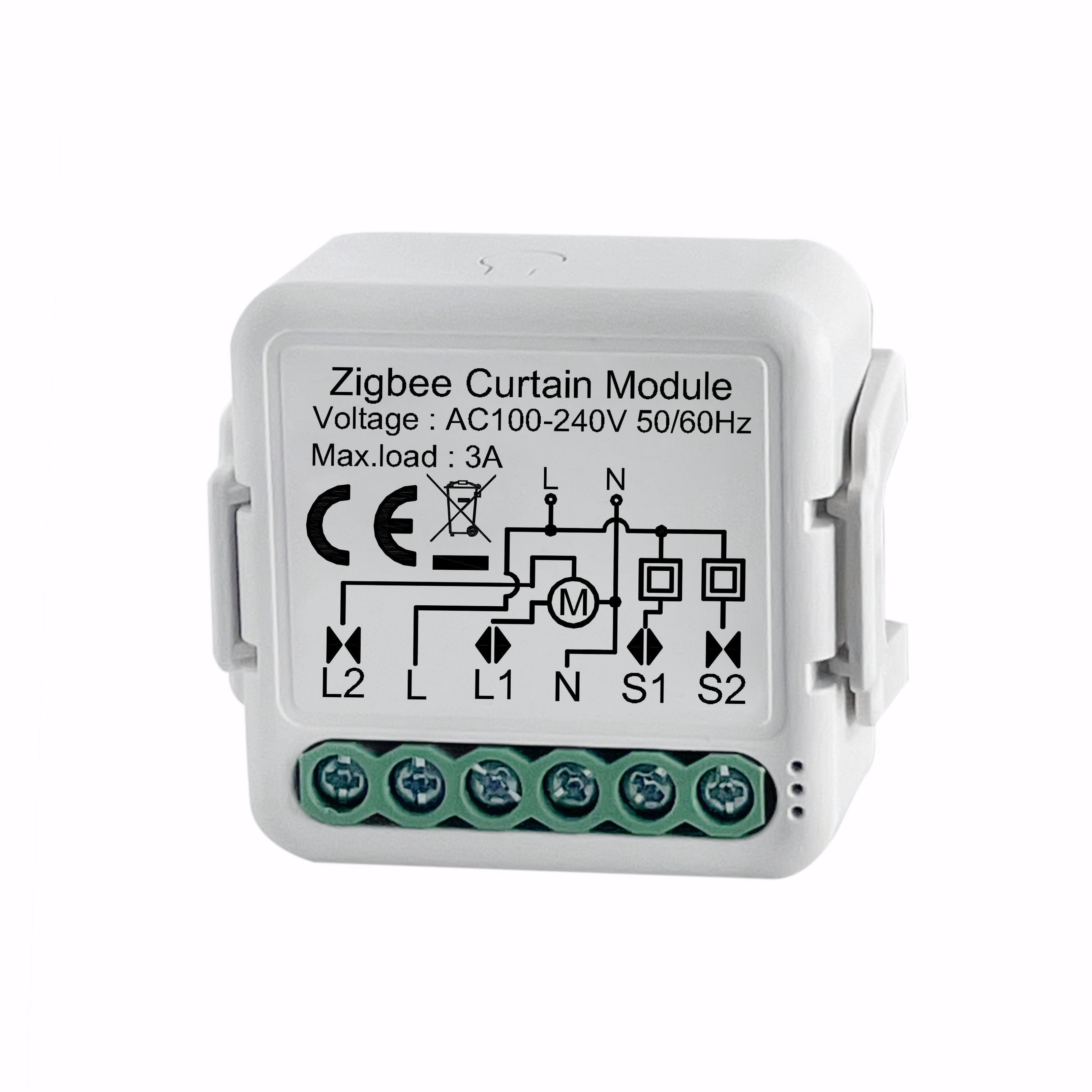 Купить Умное реле ZigBee 1 линия для штор (Алиса, с нулём) в интернет-магазине Mvava.ru