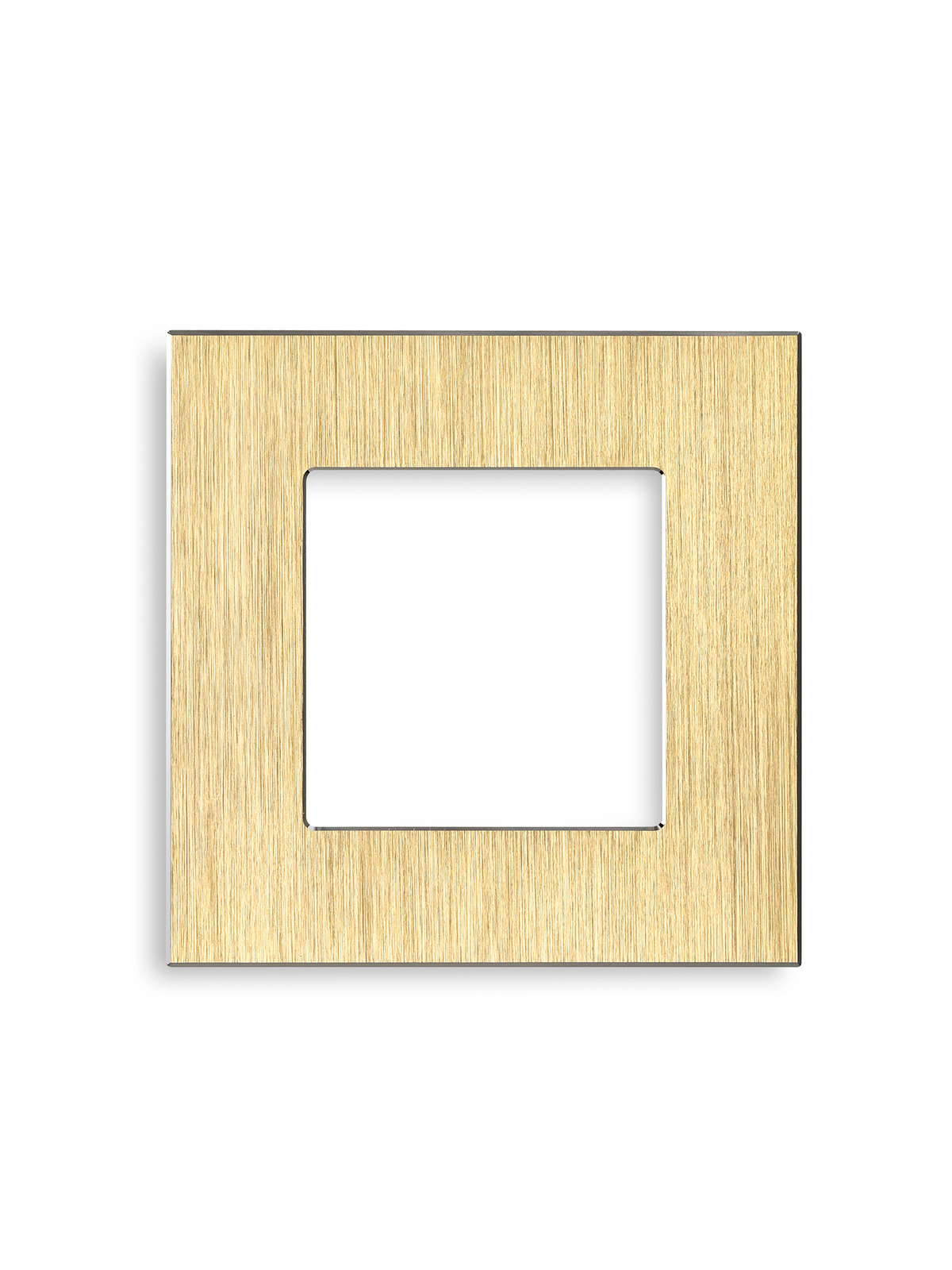 Купить Рамка MVAVA, 1 пост, 86×86 мм, алюминий, золотая в интернет-магазине Mvava.ru