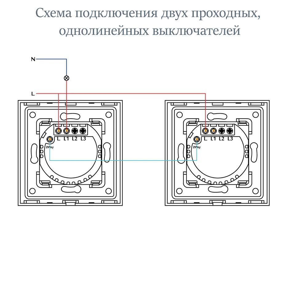 Купить Сенсорный модуль, 1 клавиша проходной/перекрестный (без панели) в интернет-магазине Mvava.ru