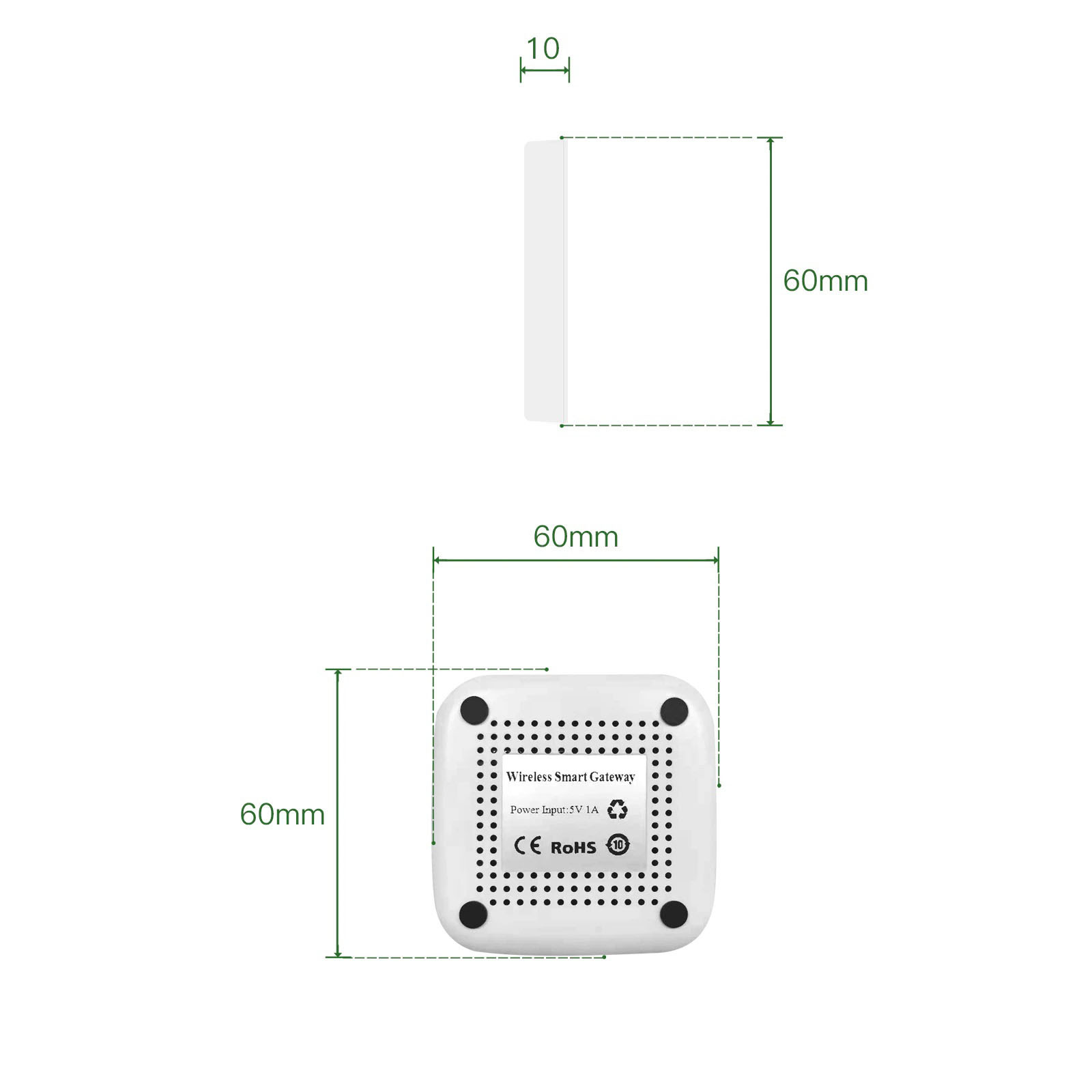 Купить Шлюз маршрутизатор Tuya Zigbee, беспроводной хаб с Wi-Fi, работает с приложениями Tuya, Smart Life в интернет-магазине Mvava.ru