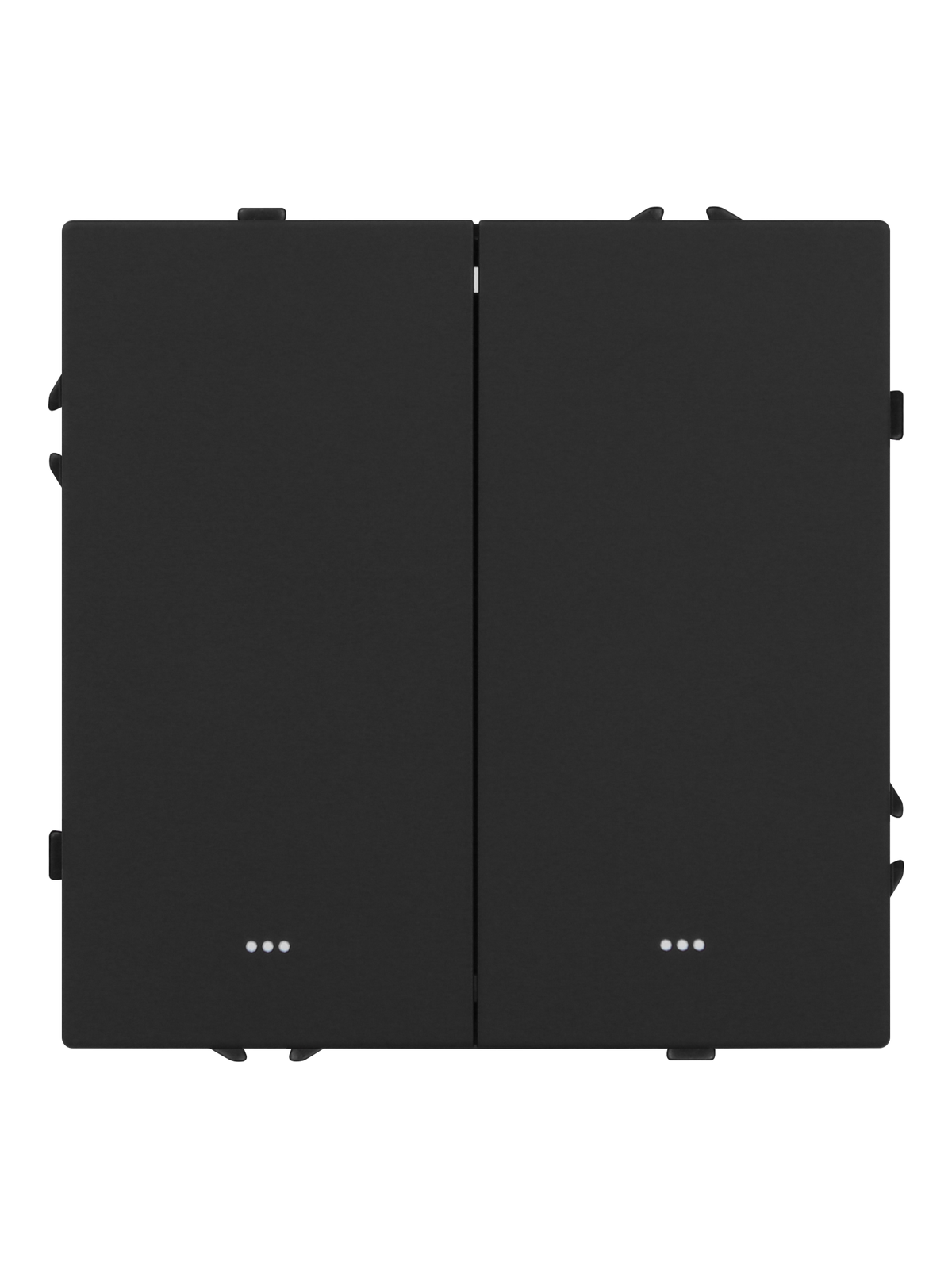 Купить Выключатель ZigBee для штор и жалюзи Echo Smart Алиса, нажимной, с нулем, без рамки, черный в интернет-магазине Mvava.ru