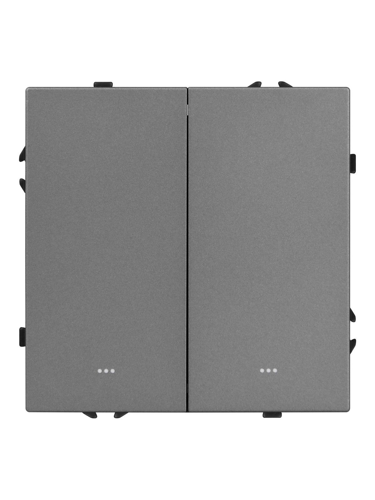 Купить Выключатель ZigBee для штор и жалюзи Echo Smart Алиса, нажимной, с нулем, без рамки, серый в интернет-магазине Mvava.ru