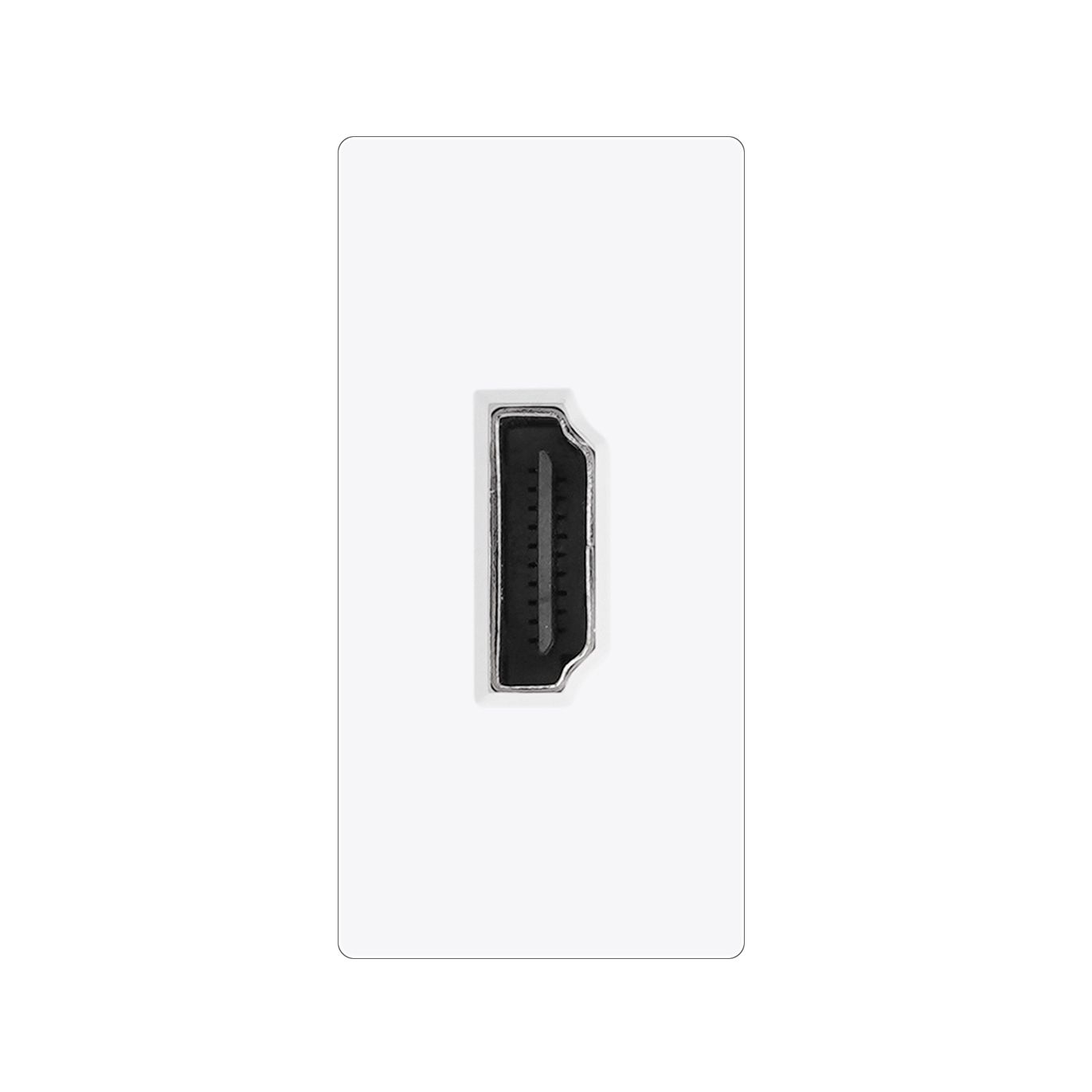 Купить Механизм розетки, 1/2 HDMI (без рамки) цвет белый в интернет-магазине Mvava.ru