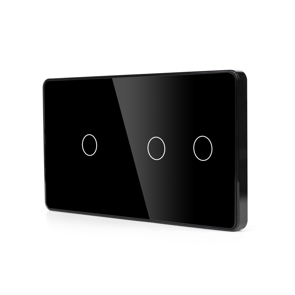 Купить Панель 2 поста (1G+2G) 157*86мм, стекло 2.5D (без выкл.) цвет черный в интернет-магазине Mvava.ru