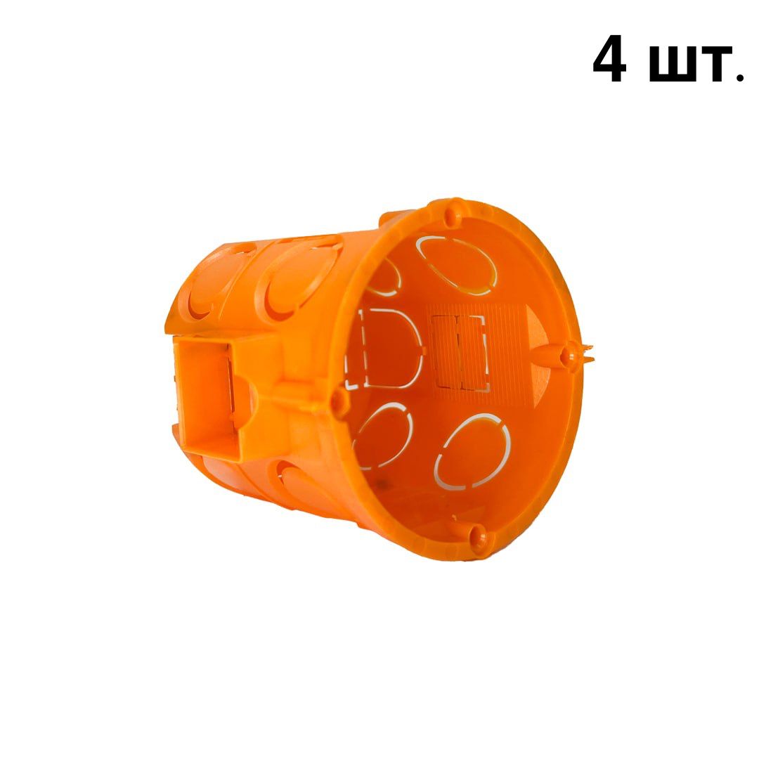 Купить Подрозетник для бетона/кирпича углубленный d67/гл.60 мм (4 шт.) в интернет-магазине Mvava.ru