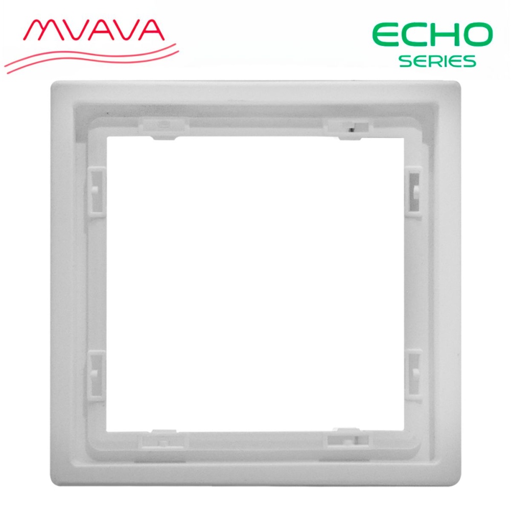 Купить Рамка 1 пост 81*81мм, серия echo, цвет белый в интернет-магазине Mvava.ru