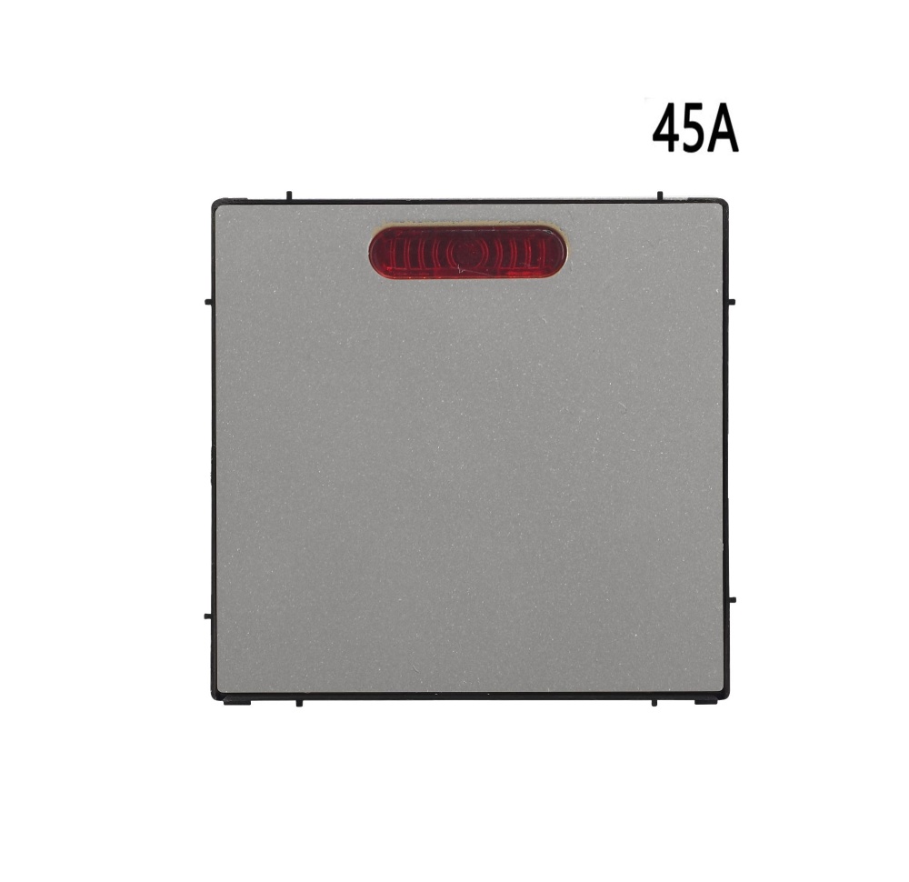 Купить Мастер выключатель механический 45А, 1 клавиша (без рамки) Серый в интернет-магазине Mvava.ru