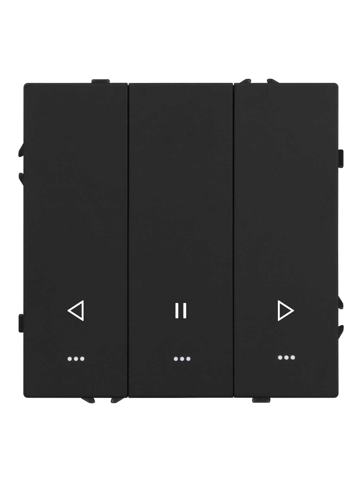 Купить Выключатель ZigBee для штор и жалюзи Echo Smart Алиса, нажимной, с нулем, без рамки, черный в интернет-магазине Mvava.ru