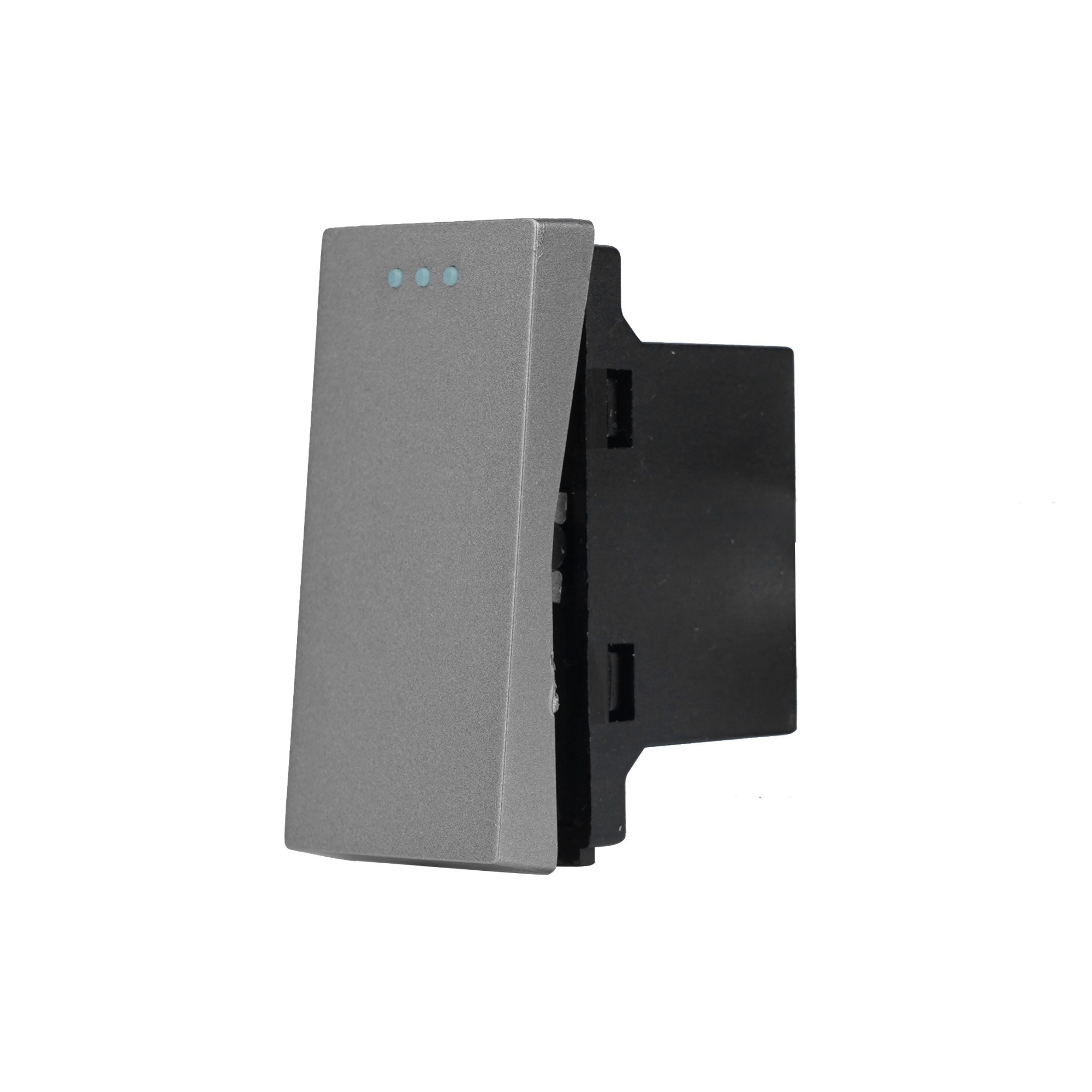 Купить Механизм выключателя 1/2 1 клавиша (без рамки) , цвет серый в интернет-магазине Mvava.ru