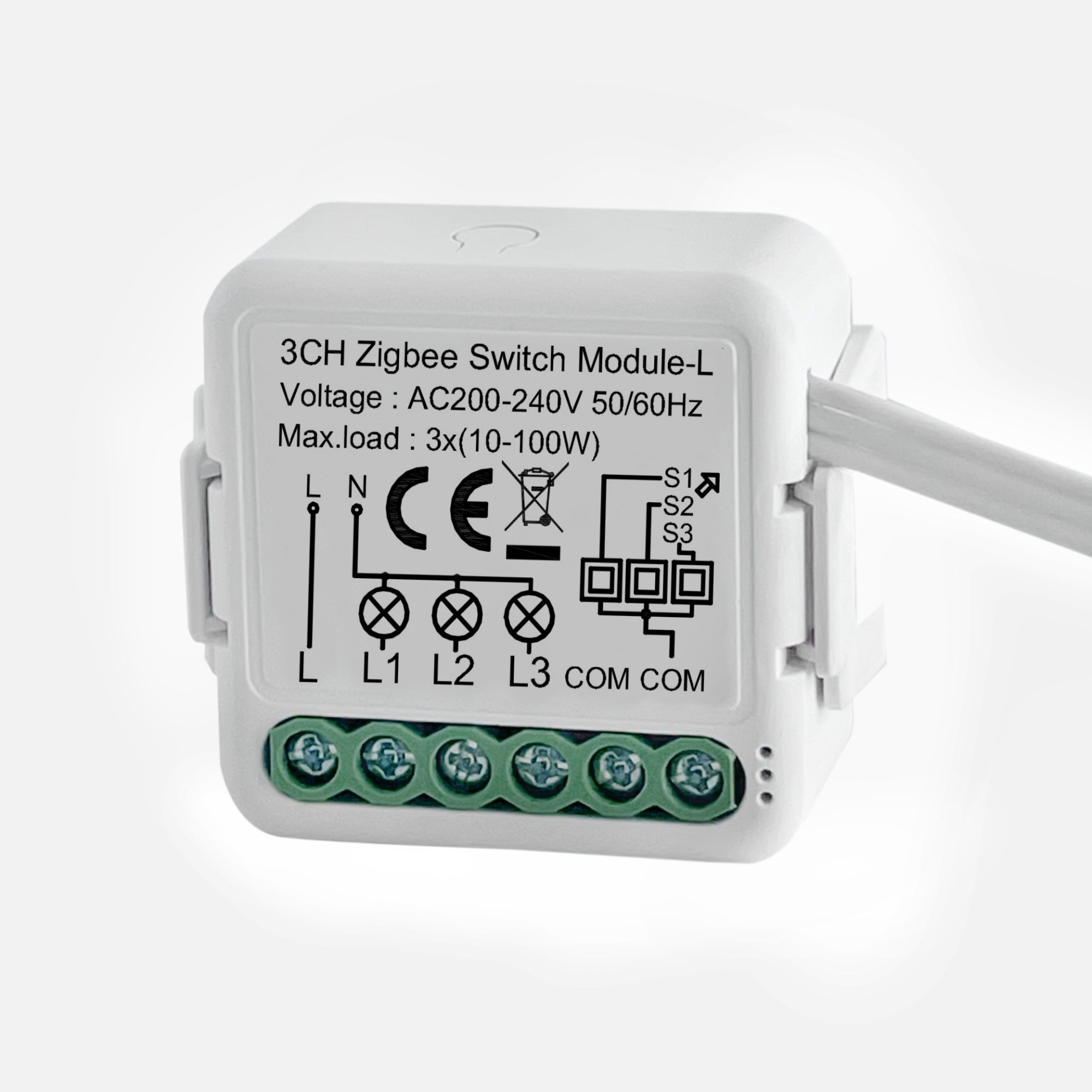 Купить Умное реле ZigBee 3 линии (Алиса, без нуля с конденсатором) в интернет-магазине Mvava.ru