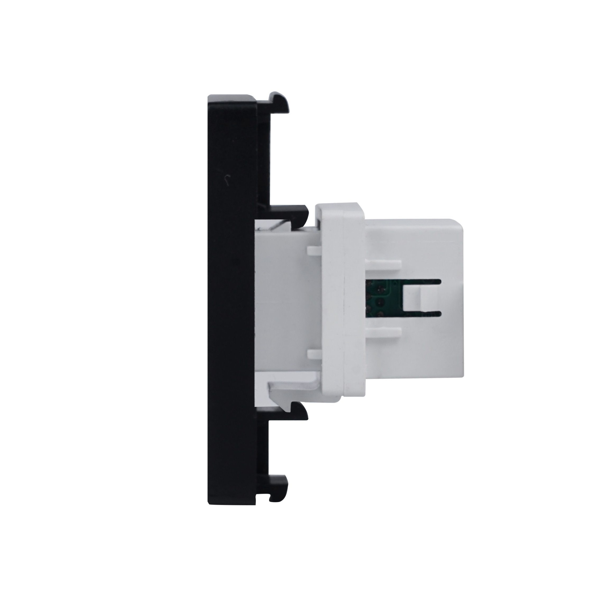 Купить Механизм розетки, 1/2 HDMI (без рамки) цвет черный в интернет-магазине Mvava.ru