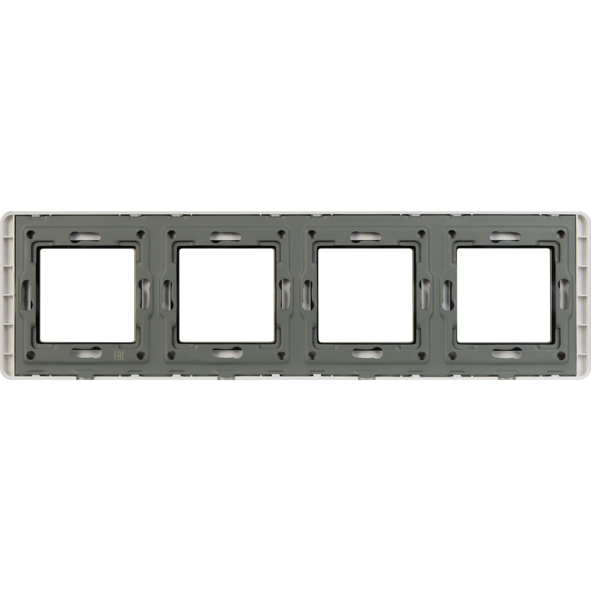 Купить Рамка MVAVA, 4 поста, 299×86 мм, стекло 2.5D, золотая в интернет-магазине Mvava.ru