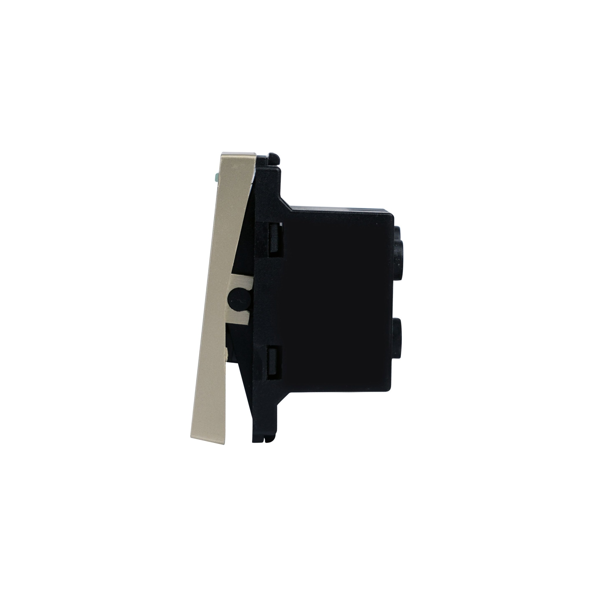 Купить Механизм выключателя перекрестный 1/2 1 клавиша (без рамки) , цвет золотой в интернет-магазине Mvava.ru